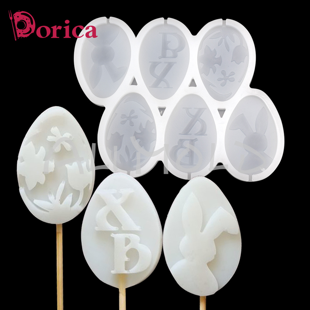 Bunny Cake Mold - Dorica 토끼 패턴 부활절 달걀 실리콘