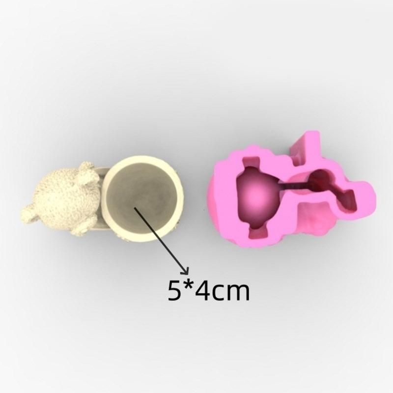 91AC 만화 곰 즙이 많은 화분 곰팡이 펜 홀더 실리 - Potsticker Mold 리뷰 및 가격