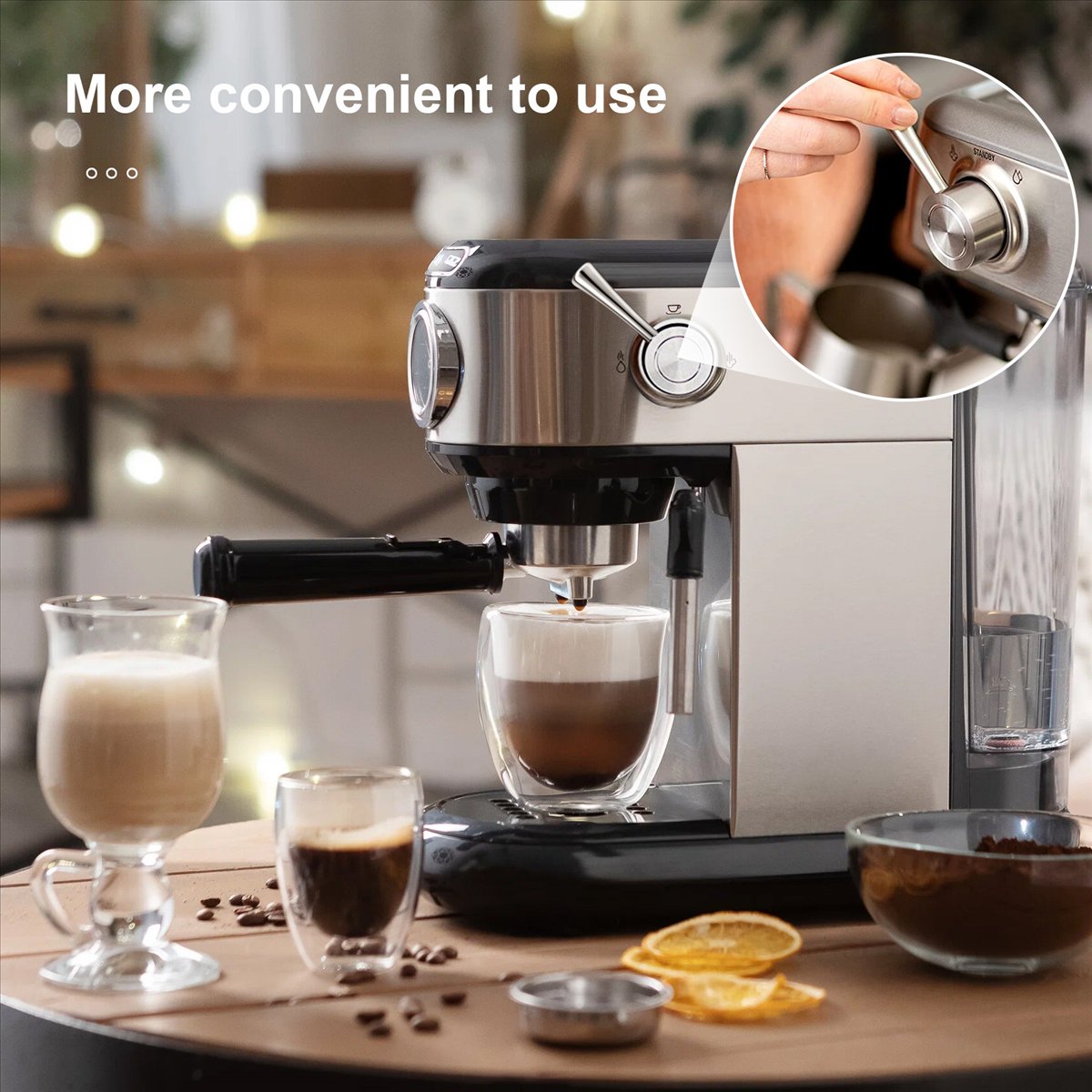 (A25M) 브레빌 에스프레소 머신용 교체 스팀 레버, - Breville Espresso Barista Express 리뷰 및 가격