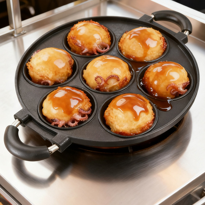 대형 문어볼 메이커 팬 타코야끼 그릴 플레이트 도구 가 - Takoyaki Grill Plate 리뷰 및 가격