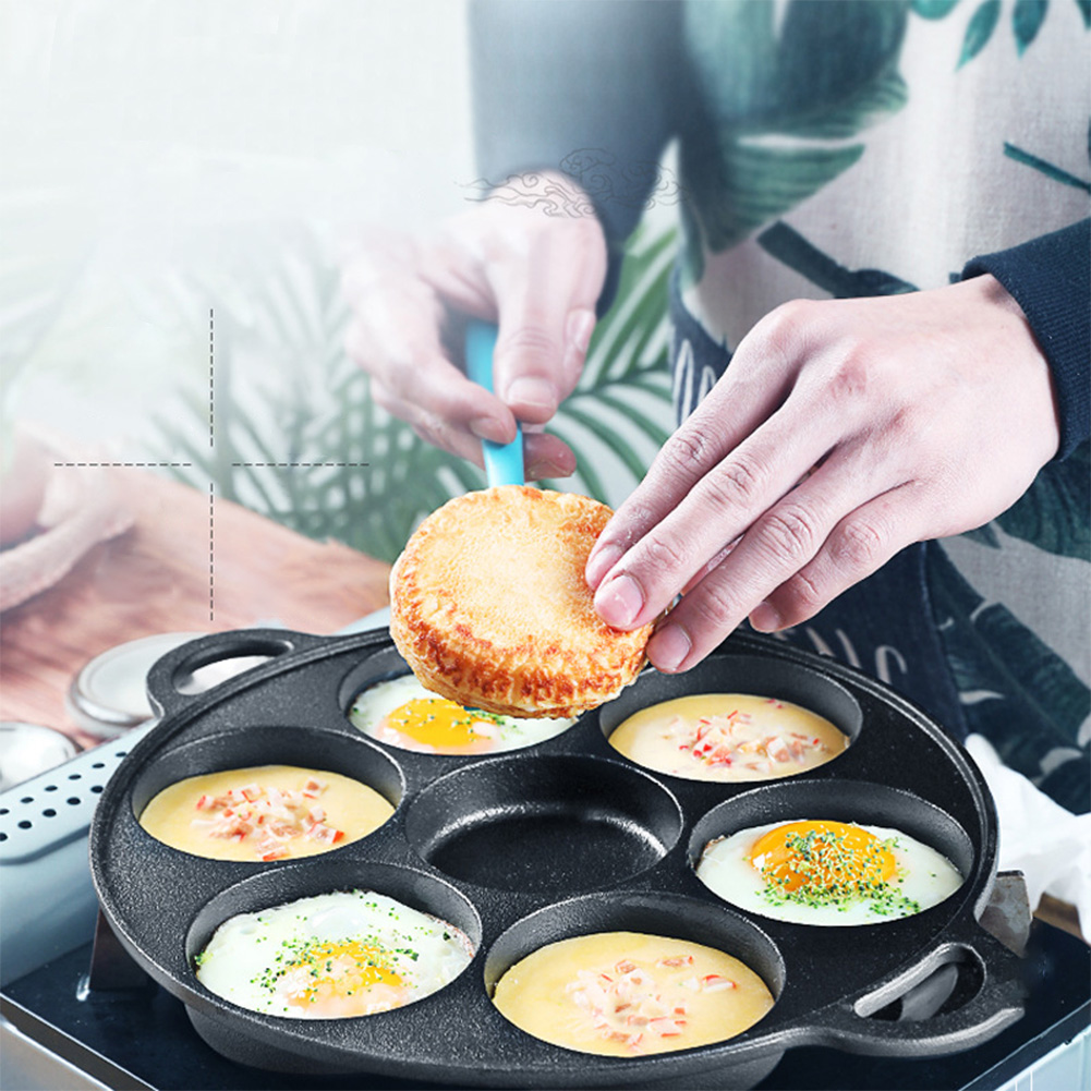7구 프라이팬 주철 논스틱 주방용 햄팬 계란팬 버거몰드 - Egg Waffle Pan 리뷰 및 가격