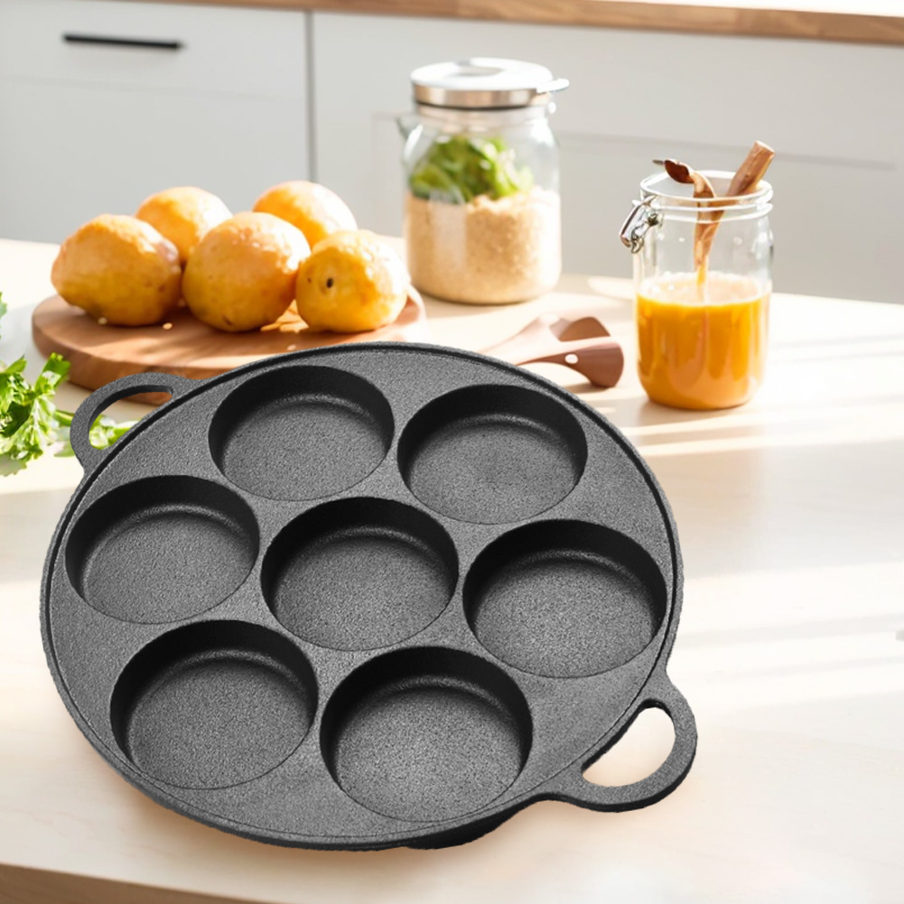 7구 프라이팬 주철 논스틱 주방용 햄팬 계란팬 버거몰드 - Egg Waffle Pan 리뷰 및 가격