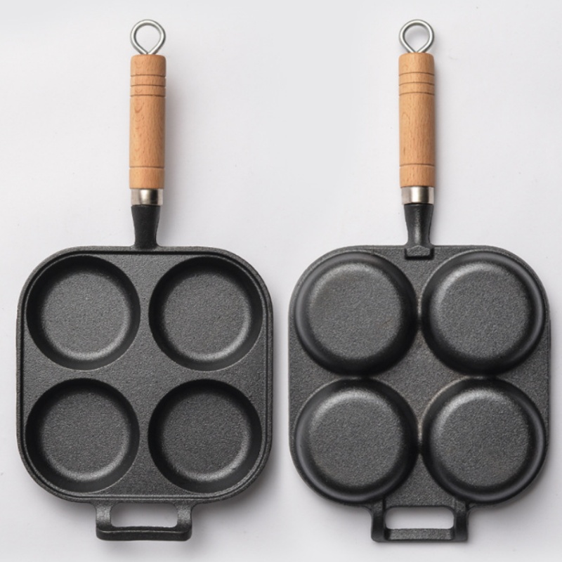 저스틴라우 2/4홀 주철 오믈렛 팬 가정용 논스틱 평평 - Egg Waffle Pan 리뷰 및 가격