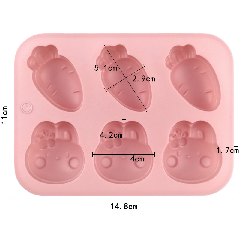 만화 실리콘 몰드 토끼 당근 쿠키 초콜릿 캔디 젤리 미 - Bunny Cake Mold 리뷰 및 가격