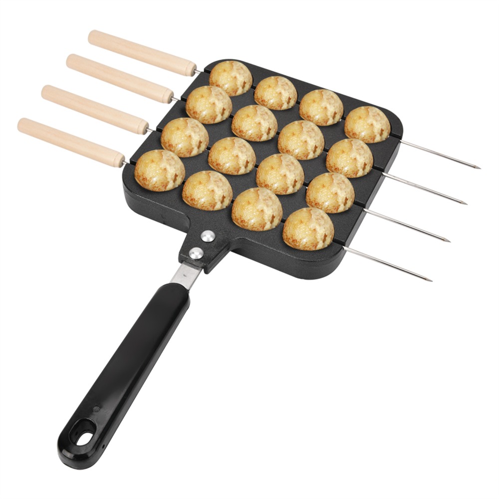 주물 알루미늄 타코야끼 그릴 팬 논스틱 16구 팬케이크 - Takoyaki Grill Plate 리뷰 및 가격
